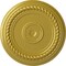 Ekena Millwork Alexandria Rope Ceiling Medallion (Fits Canopies up to 4 5/8"), 19 5/8"OD x 1 1/2"P, Rich Gold CM18ALRGS - alternate 1